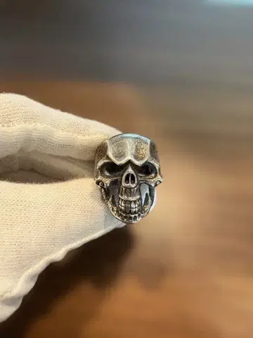실버 925 스컬 반지 19호