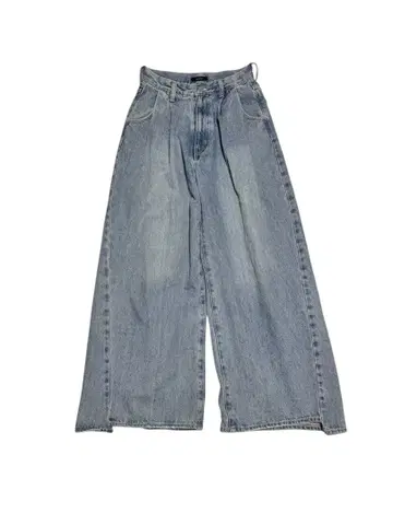 저널 스탠다드 라이트 블루 와이드 레그 데님 36