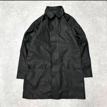 완전 방수 HUNTER 헌터 오버코트 블랙 롱 기장