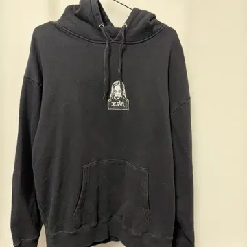 X-girl 후디 블랙