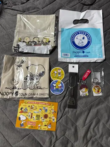 스누피 굿즈 오사카 세트