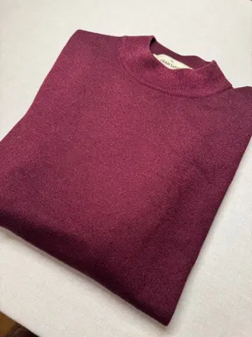 [클리닝 완료] GRAN SASSO 모크넥 하이 게이지 울 풀오버