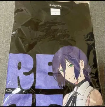 새상품 체인소 맨 극장판 레제편 레제 T셔츠 L사이즈 시부야 회장 한정판