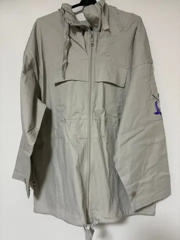 persons 그레이 후드 부착 마운틴 파카