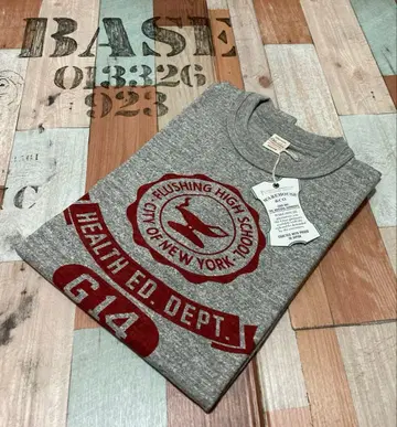 [ L ] 미사용품 웨어하우스 FLUSHING tee HGRAY tee