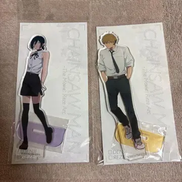 체인소 맨 PARCO POPUP SHOP 레제, 덴지 아크릴 스탠드