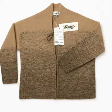 Vericaldy 이탈리아제 그라데이션 가디건 베이지 계열 44