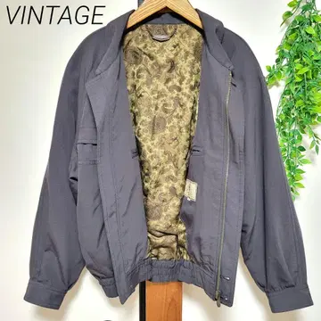 빈티지 빈티지 구제 의류 레트로 자켓 블루종 점퍼