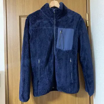 [레어] 유니클로 네이비 방풍 보아 플리스 자켓 L 사이즈