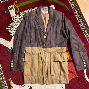 CHRIS 테일러드 자켓 M 스트라이프/베이지