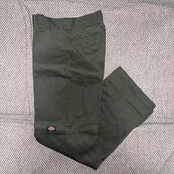 Dickies 루즈핏 더블니 센터 프레스 워크 팬츠