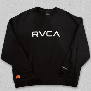 RVCA 맨투맨 트레이닝복 블랙 속기모 남성용 L 사이즈
