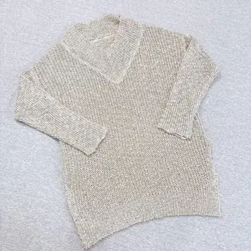 오토 컬렉션 스팽글 니트 M 사이즈 베이지