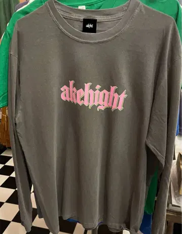 롱 티셔츠 긴팔 상의 스트릿 블랙 톤 다운