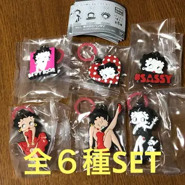 베티짱 BETTY BOOP 통통 메지루시 액세서리 전 6종 SET