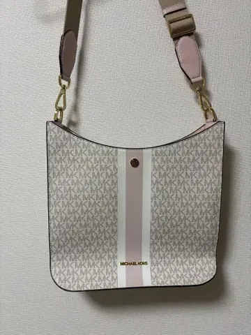 MICHAEL KORS 숄더백 화이트/핑크