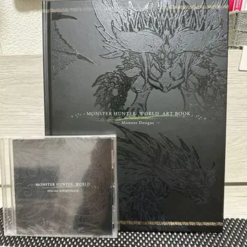 MONSTER HUNTER WORLD 아트북 & 사운드 트랙 CD