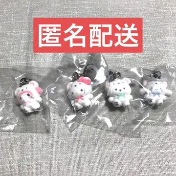 산리오 캐릭터즈 메지루시 액세서리 ~ 스노우 4종 세트