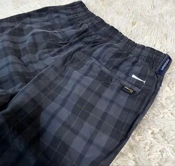 코듀라 나일론 팬츠 체크 팬츠