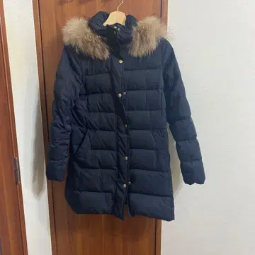 유나이티드 애로우즈 다운 자켓 다운 코트 블랙 검정