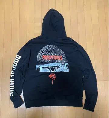 h&m 후드티 블랙 XL 속기모