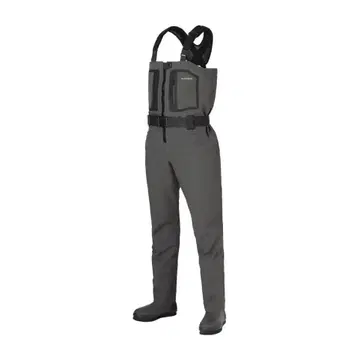 시마노 DS+4 스트레치 가슴장화 컷 핑 펠트 S 차콜 그레이