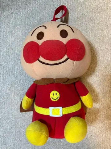 호빵맨 봉제 인형 안에 담요 사이즈 약 30cm