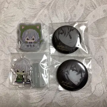 문호 스트레이독스 후쿠자와 유키치 아크릴 키링 이름 클립 캔뱃지