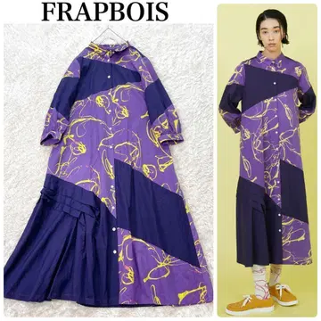 FRAPBOIS 플라보아 트레일 라이트 셔츠 원피스 롱 최근 모델