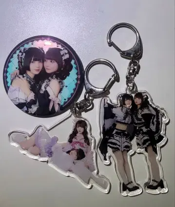 큐루링 해봐 아크릴 키링 캔 배지 치바 유나 타마키 야네