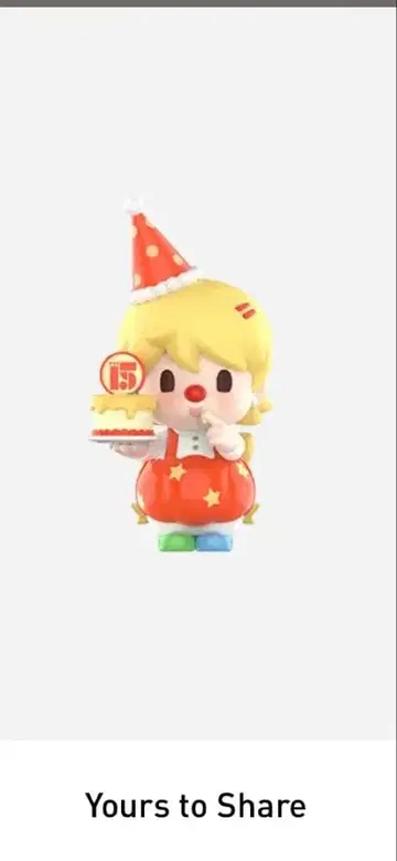 POP MART 피규어 높이 7.2cm