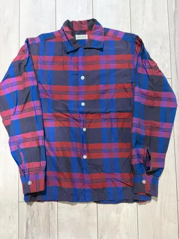 Mohawk 실크 코튼 긴팔 셔츠 60s 70s