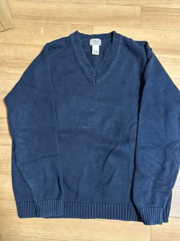 00년대 L.L.Bean 네이비 V넥 스웨터 XL
