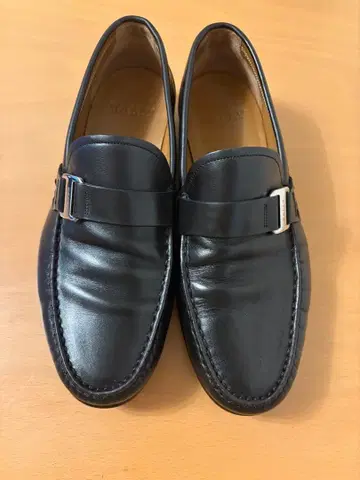 BALLY 남성용 버클 로퍼 블랙