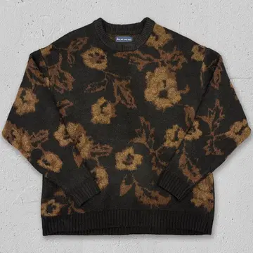 many men many mind 니트 스웨터 꽃무늬 남성용 L 사이즈