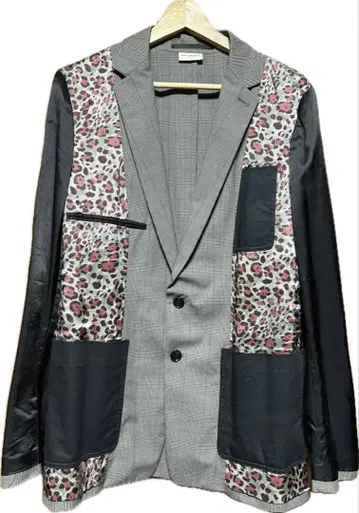 dries van noten 레오파드 무늬 테일러드 자켓
