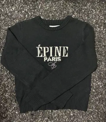 [ 새상품급 ] epine 에피누 니트 스웨터 블랙 검정