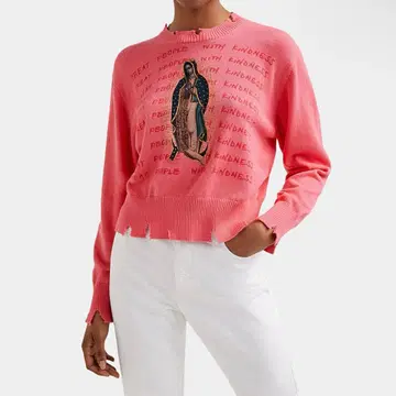 [ 일본 미발매 ] Desigual 데시그알 스웨터 니트 핑크