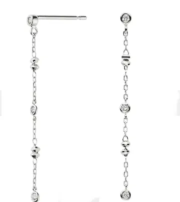 새상품급 반돔 아오야마 플라티나 우먼] 다이아몬드 귀걸이 58,300엔