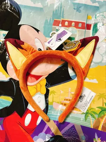 상하이 디즈니 주토피아 머리띠 닉