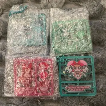 파워퍼프걸스 플라스틱 모델 키링 가챠