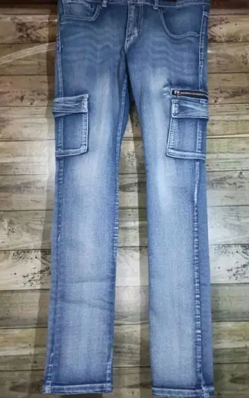 RUBIK 데님 팬츠 스트레치 블루