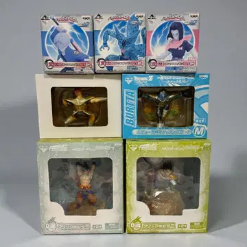 드래곤볼 피규어 세트 트렁크 셀 17호 리쿰 바터 손오공 베지터