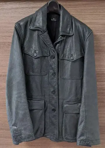 폴스미스 가죽 자켓 카우 가죽 M