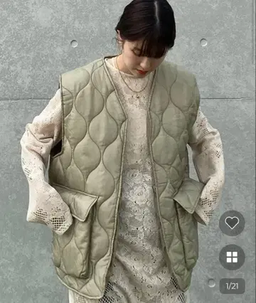 NUGU 퀼팅 베스트 ywoo 루즈핏 패딩 베스트