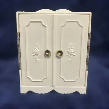 리카짱용 화이트 화이트 가구 시리즈 슈즈 박스 [쇼와 레트로 당시물]