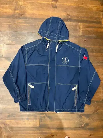 TOMMY HILFIGER 후드 부착 나일론 자켓 L 사이즈 90s