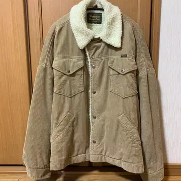 WRANGLER WS9192 런치 자켓 보아 자켓 베이지