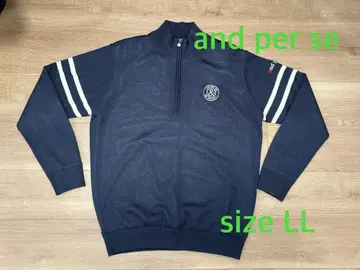 and per se 네이비 집업 스웨터