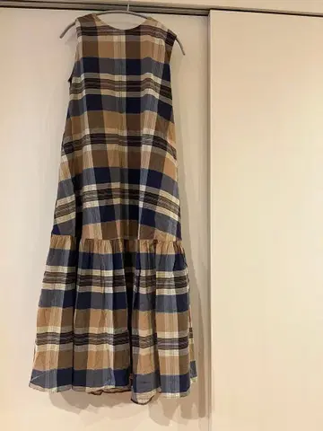 무인양품 체크 원피스 M